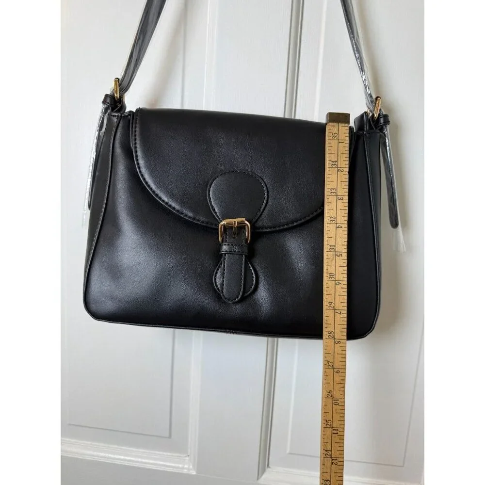 New York & Company Women's James Black Shoulder Bag NWT